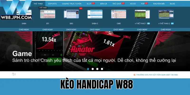 Kèo Handicap W88 - Cách Chơi Hiệu Quả Để Thắng Lớn 2025 1 Kèo Handicap W88